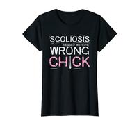 Womens Spinal Fusion Scoliosis Messed With The Wrong Chick Gift T-Shirt