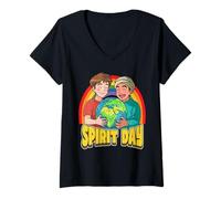 Womens Spirit Day October Stop LGBTQ Bullying V-Neck T-Shirt