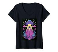 Womens Spiritual Imagination Imagination Supernatural V-Neck T-Shirt