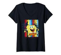 Women's Sponge Bob - Let's Have Fun V-Neck T-Shirt