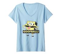 Womens Spongebob Squarepants Goof Ball Funny V-Neck T-Shirt