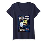 Womens Spongebob Squarepants Orb of Confusion V-Neck T-Shirt