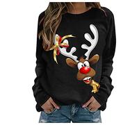 Womens Sport Jacket Sweatshirts For Women Uk Women's Long Sleeve Sweatshirt Printed Top Casual Pullover Christmas Pumpkin Sweater Icelandic Jumpers For Women