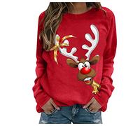 Womens Sport Jacket Sweatshirts For Women Uk Women's Long Sleeve Sweatshirt Printed Top Casual Pullover Christmas Pumpkin Sweater Icelandic Jumpers For Women