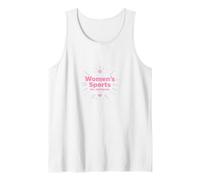 Women's Sports are Just Sports: Equality Message Tank Top, Men, White, S