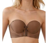 Women's Sports Bra, Seamless Push-Up Strapless Front Closure Bra for Optimal Comfort, Perfect Support and a Flawless Fit