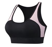 Women's Sports Bra Strong Support - Push Up Bra Large Size Comfortable Breathable Chic and Elegant Classic Lingerie Soft Padded Bralette for Yoga Fitness Jogging Bra, Pk2., 3XL