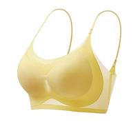 Women's Sports Bra Ultra Thin Silk Comfortable & Sexy - Summer Anti Sagging Seamless Plus Size Ice Comfort Bras - Lightweight Breathable Workout Top for Gym, Yoga, Running - UK Sizes S-4XL