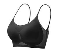 Women's Sports Bra Ultra Thin Silk Comfortable & Sexy - Summer Anti Sagging Seamless Plus Size Ice Comfort Bras - Lightweight Breathable Workout Top for Gym, Yoga, Running - UK Sizes S-4XL