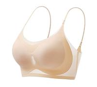 Women's Sports Bra Ultra Thin Silk Comfortable & Sexy - Summer Anti Sagging Seamless Plus Size Ice Comfort Bras - Lightweight Breathable Workout Top for Gym, Yoga, Running - UK Sizes S-4XL
