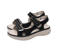 Women's Sports Sandals, Walking Sandals, Wide Feet Sandals, Water Sports Shoes, Non-Slip Outdoor Shoes, Soft Padded, Slip-On Slippers, Comfortable Holiday Slippers, Nurse, Breathable, black, 9 UK
