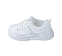 Women's Sports Shoes Spring and Autumn Versatile Style Women's Sports Shoes Womens Running Trainers 6.5 (White, 6)