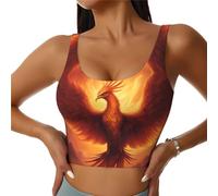 Women's Sports Vest for Running and Outdoor Activities Exquisite Beautiful Phoenix Print Light Comfort