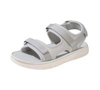 Womens Sporty Sandals Adjustable Hook and Loop Summer Shoes Casual Thick Sole Open Toe Walking Flatform Flats Grey