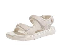 Womens Sporty Sandals Adjustable Hook and Loop Summer Shoes Casual Thick Sole Open Toe Walking Flatform Flats Beige