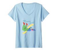 Womens Spread Hummus Not Hate - Funny Vegan Peace Love V-Neck T-Shirt