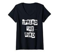 Women's Spread the Bird V-Neck T-Shirt