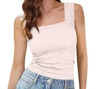 Women's Square Neck Jacquard Vest for slim Fit Sleeveless Women's | Close fit body hug, regular length, for versatile styling, spring summer autumn winter wear