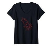 Women's Squid 90s Y2K V-Neck T-Shirt