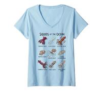 Women's Squids of The Ocean V-Neck T-Shirt