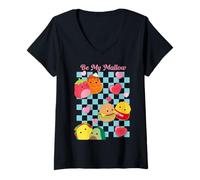 Women's Squishmallows Be My Mellow Valentine V-Neck T-Shirt