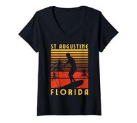 Women's St Augustine V-Neck T-Shirt