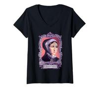 Womens St Margaret Clitherow English Saints British Catholic Saint V-Neck T-Shirt