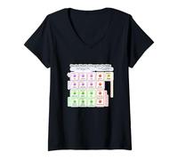 Women's Standard Model of Elementary Particles Physics Student Gift V-Neck T-Shirt