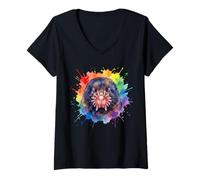 Women's Star-Nosed Mole V-Neck T-Shirt