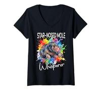 Women's Star-Nosed Mole Whisperer V-Neck T-Shirt
