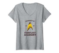 Womens Star Trek Starfleet Academy Flying Phoenix Delta V-Neck T-Shirt