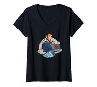 Womens Star Trek Strange New Worlds Spock V-Neck T-Shirt