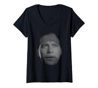 Women's Star Trek The Original Series Kirk Oversized Face V-Neck T-Shirt