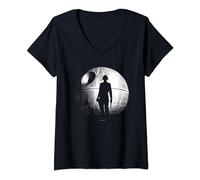 Womens Star Wars Rogue One Jyn Defiance V-Neck T-Shirt