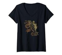 Womens Star Wars: The Mandalorian This Is The Way Faded Mando V-Neck T-Shirt