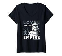 Womens Star Wars Trooper Loyal to The Empire V-Neck T-Shirt
