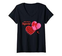 Womens Star Wars Valentine's Day Chocolates Our Love is Imperial V-Neck T-Shirt
