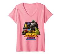 Women's Star Wars Yoda Home Sweet Dagobah System V-Neck T-Shirt, Pink, XX-Large