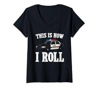 Women's State Trooper Traffic Enforcer V-Neck T-Shirt