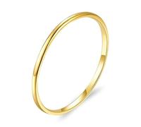 Women's Statement Rings, The Wedding Ring Band Ring Narrow 14K Yellow Gold Size L 1/2