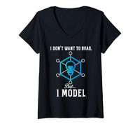 Women's Statistical Modeling Humor Data Scientist I Model V-Neck T-Shirt