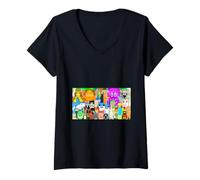 Womens Steal a brainrot V-Neck T-Shirt