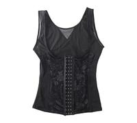 Womens Steel Bone Corsets Waist Trainer Tummy Control Body Shaper Training Belt Girdle Tops Slimming Underwear Bodsuit Womens Underbust Corsets Waist Trainer Steel Boned Sport Workout Body Shaper Back