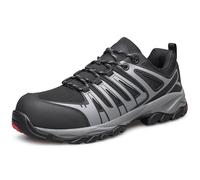 Women's Steel Toe Safety Trainers Lightweight Oil & Slip Resistant Work Trainers Black Size 6.5
