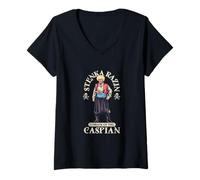 Womens Stenka Razin - Cossack Rebel V-Neck T-Shirt
