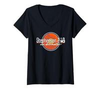 Womens Stephenson 2-18 Star Giant in Space V-Neck T-Shirt