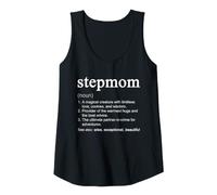 Womens Stepmom Definition Funny Mother's Day Noun Step-mom Tank Top
