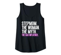 Womens Stepmom The Woman Myth Bad Influence Step-Mom Cool Vintage Tank Top