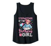 Womens Stepmother Of The Birthday Girl Drawing Sketching Birthday Tank Top
