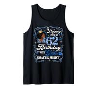 Womens Stepping Into My 62nd Birthday With Grace & Faith Tank Top